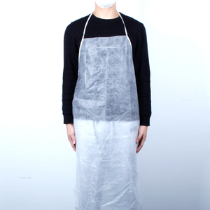 CE ISO Disposable Apron PP+PE Waterproof Protective Plastic Apron