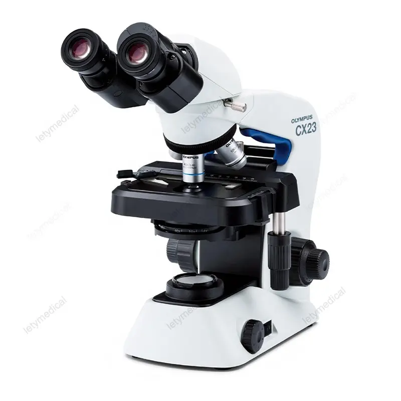 Microscopio Olympus CX23 con sorgente luminosa a LED microscopio biologico originale binoculare Motic per scuola e laboratorio