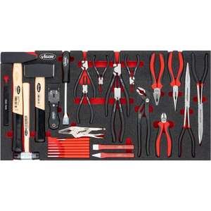 VIGOR - V5638N Jeu de pinces, marteau et burin (29 pièces) -EAN 4047728078788 AUTRES ENSEMBLES D'OUTILS - Product Image 1