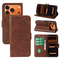 Coque de téléphone portable à succès pour iPhone 18 Pro Max, 17e, 16e, 16, 15, 14, avec porte-cartes et étui portefeuille en cuir pour iPhone 18