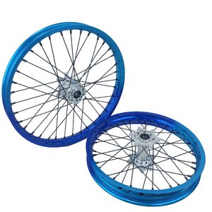 Juego <span class=keywords><strong>de</strong></span> Ruedas Eléctricas <span class=keywords><strong>Supermotard</strong></span> para Ultra Bee, 21x1.6 Delantera, 18x2.15 Trasera, Color Personalizado, Alto Rendimiento, para Bicicletas Eléctricas y <span class=keywords><strong>de</strong></span> Cross - Product Image 2