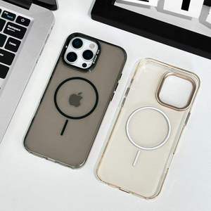 Funda Transparente Color 2.0 para iPhone 15/16 Pro Max |   Anillo de Protección Contra Salpicaduras de Aceite para Soporte de Lente con Botones Metálicos con Recubrimiento AF de PC Endurecido - Product Image 4