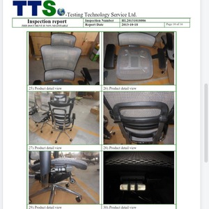Kit de pièces de rechange pour chaise de bureau TTS avec dossier et accoudoirs en maille pour la remplacement et la réparation de mobilier de bureau - Product Image 3
