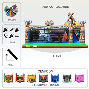 <span class=keywords><strong>Inflatable</strong></span> Bouncer nhà Combo trượt thiết kế mới TRIBE <span class=keywords><strong>Inflatable</strong></span> biểu ngữ nhảy lâu đài với <span class=keywords><strong>Slide</strong></span> - Product Image 5