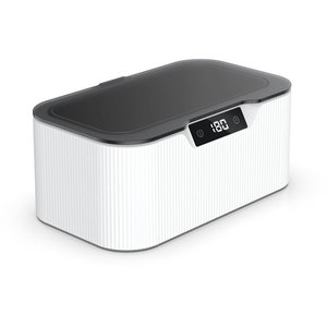Ultrasonic Cleaner 0.8L USB Powered Watch Jewelry Dental Brace Makeup Brush Sterilizer White - Product Image 1