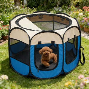 <span class=keywords><strong>Refugio</strong></span> Octagonal Espacioso para Mascotas, Impermeable y Elevado, para Campamentos en la Naturaleza con <span class=keywords><strong>Animales</strong></span> - Product Image 2