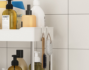 للبيع بالجملة من Lavinia حامل تخزين رف رف المرحاض لتوفير المساحة حامل تخزين للحمام - Product Image 6