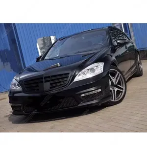 สำหรับรถเบนซ์ S-Class W221 ปี 2009 2010 2011 2012 2013 ชุดอุปกรณ์ตกแต่งภายนอก กระจังหน้าทรงสปอร์ต ช่องรับอากาศ - Product Image 3