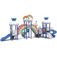 Equipo de Juegos para Exteriores de Grado Comercial para Niños, Juegos de Parque Resistentes para Exteriores