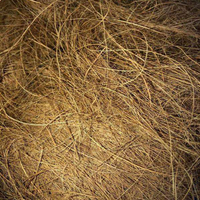 Fil en fibre de coco naturelle brun foncé
