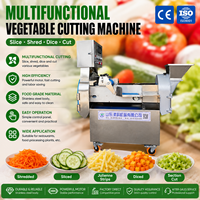 Machine à découper les légumes commerciale pour trancher, couper en dés, hacher et segmenter les aliments pour la transformation alimentaire