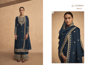 Ropa tradicional india Traje Anarkali Salwar elegante para mujer Ropa de fiesta disponible a precio mayorista - Product Image 4