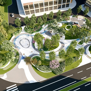Planification et conception de paysages pour centres commerciaux, service de conception de paysages extérieurs haut de gamme pour l'immobilier commercial - Product Image 2