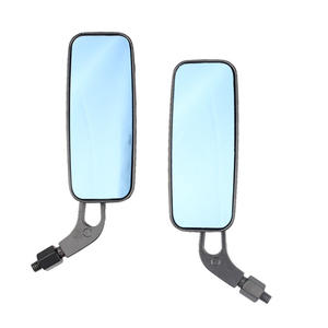 Accessoire de <span class=keywords><strong>moto</strong></span> en verre bleu carré et métal pour modifier les guidons et les rétroviseurs de vélo <span class=keywords><strong>vintage</strong></span> - Product Image 5