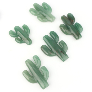 <span class=keywords><strong>Avventurina</strong></span> <span class=keywords><strong>verde</strong></span> del regalo di natale del Cactus di cristallo intagliato a mano - Product Image 3