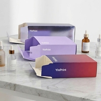 Caja de Embalaje de Cartón Reciclable Personalizada con Acabado Cromático Metálico Aura-Chroma-Bond, Cierre Magnético, Forma de Avión