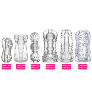 Clear Liefde Cup Masturbator <span class=keywords><strong>Mini</strong></span> Mouwen Cock Mens Eikel Training <span class=keywords><strong>Sex</strong></span> - Product Image 6