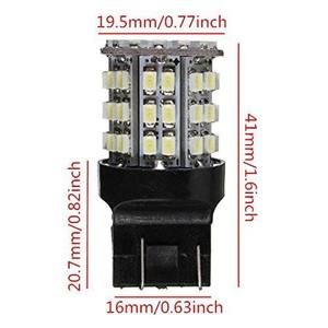 Ampoule LED Switchback 3157 T25 3156 P27W/P27/7W pour voiture, feux clignotants, puce 2835, 33 SMD, DC12V, ajustement universel - Product Image 4