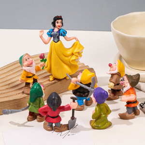 Figurine Personnalisée de <span class=keywords><strong>Dessin</strong></span> <span class=keywords><strong>Animé</strong></span>, Décoration de Gâteau, Paysage, Ensemble de Poupée Jouet Modèle en Plastique, 8 Pièces, Cadeau d'Anniversaire - Product Image 6