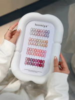 Youse Tomiya – Kit de vernis à ongles gel UV végétalien non toxique 32 couleurs style français avec paillettes pour salon de manucure professionnel