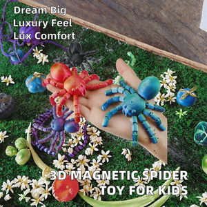 Modelo de Araña Impreso en 3D de Alta Calidad, Juguete Magnético, Personalizable OEM, Novedad de Plástico, Unisex, Edades 2-4, Hecho en China - Product Image 2