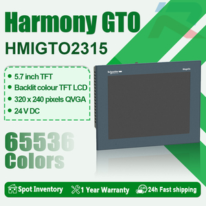 หน้าจอสัมผัสแบบใหม่ HMIGTO2315 ขนาด 5.7 นิ้ว TFT 96 MB Harmony GTO แผงควบคุมหน้าจอสัมผัส 65536 สี - Product Image 1