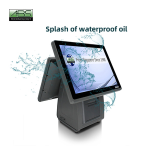 Caisse enregistreuse POS ABS <span class=keywords><strong>8000</strong></span> Quad-<span class=keywords><strong>core</strong></span> 2.0GHz avec écran tactile LCD 15 pouces et écran non tactile 10.1 pouces, <span class=keywords><strong>Intel</strong></span> J1900, WIN7/WIN10, 1024x768 - Product Image 2
