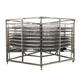 Hızlı donma için paslanmaz çelik Spiral kule konveyör derin kızartma pişirme soğutma üretim hattı çok katmanlı konveyör bant - Product Image 3