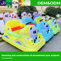 Coche de parachoques eléctrico con pedales, nuevo, para niños, coche cuadrado, para mercado nocturno, puesto de aparcamiento, coche de diversión, coche luminoso para padres e hijos