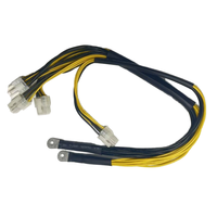 Cable de alimentación de computadora multiinterfaz: cable conector PSU de alto rendimiento con múltiples conectores SATA y Molex