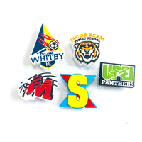 Accessoires souples en PVC populaires pour la personnalisation, breloques d'extérieur, clips pour lacets, mini-animaux, fusées, planètes, espace, boucles de chaussures en caoutchouc