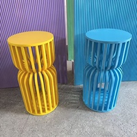 Supports à fleurs, socles, piliers, présentoirs de gâteaux, tables de présentation, décorations de ballons à air chaud pour baby shower en PVC rose, blanc, violet et toutes autres couleurs