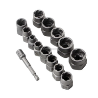 14 pièces écrou et boulon extracteur jeu de douilles boulon, vis hexagonale outil écrou et boulon extracteur