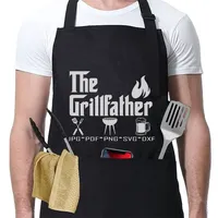 Tablier de cuisine imperméable et résistant à l'huile pour homme, avec poches, sans manches, cordon de serrage, idéal pour anniversaire/Fête des Pères/Anniversaire de mariage