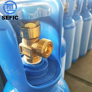 Nhỏ Mini Thép Áp Lực Cao Gas <span class=keywords><strong>Tank</strong></span> 5L Xách Tay Oxy <span class=keywords><strong>Tank</strong></span> Với Màu Xanh Nhựa Xử Lý - Product Image 3