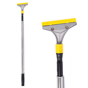 Poste telescópico de acero inoxidable de mano con extensión de mango largo Acoplamiento rápido de pala multiusos ecológico - Product Image 1