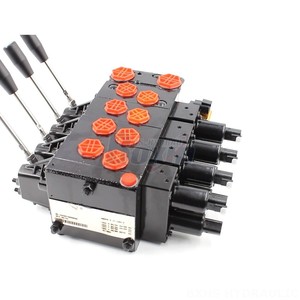วาล์วควบคุมทิศทางไฮดรอลิกแบบหลายทาง HSDVG32 Proportional Multi Way Valve 140 ลิตร/นาที 350 บาร์ เกลียวใน G1/2 หกทาง - Product Image 2