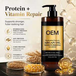 Factory Supply Argan Oil Moisturizing <b>Shampoo</b> Restorative Formula Deep Cleansing Repair For Damaged Hair OEM Wholesale - Product Image 5