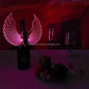 Richshining - Alas de Mariposa Luminosas de Acrílico que Brillan en la Oscuridad, Decoración para Botellas, Bodas, Conciertos, Fiestas, Eventos, Recuerdos para Fiestas Brillantes - Product Image 4