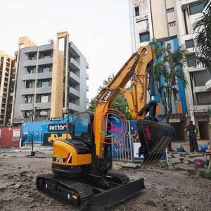 Petite mini pelle Sany 50U Sy50 sans cabine Micro Sany de 5 tonnes d'occasion utilisée pour les travaux miniers - Product Image 1