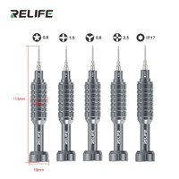 Jeu de tournevis RELIFE RL-730A Steel Cannon King Classic Series, en alliage d'aluminium, avec roulement anti-bruit, pour démontage