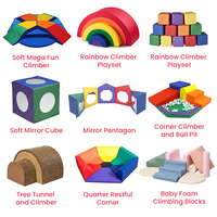 Ensemble de Mobilier en Mousse Douce Montessori pour Bébés, Tout-Petits, Crèche, Garderie, Maternelle – Meubles d'Activité pour Grimper et S'asseoir