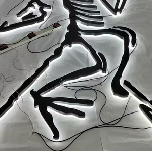 Letrero de metal acrílico retroiluminado con LED 3D personalizado profesionalmente personalizado, letreros de letras de canal para spas y centros de fitness - Product Image 5