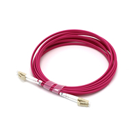 Cable de Fibra Óptica Personalizado OM4 Multimodo Dúplex Simplex con Conector LC SC FC ST MPO y Cubierta LSZH