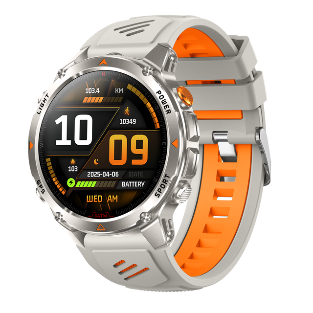 2025 New GPS Smart Watch HT37 Outdoor Sports Compass Altitude Barometer IP68 Waterproof IPS Display 1.46 Inch Screen 5-7 Days