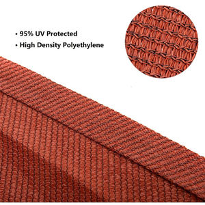 4*4m ombra esterna vela, <span class=keywords><strong>tende</strong></span> in tessuto parasole, panno ombra rosso - Product Image 3