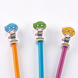 Cubiertas de Lápiz de TPR con Dibujos Animados Personalizados - Suministro al por Mayor de Tapas de Goma de Borrar Personalizadas para Papelerías y Regalos Educativos - Product Image 4