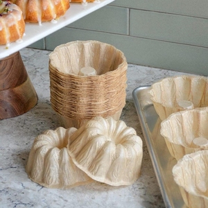 Moule à gâteau jetable antiadhésif Dessert Scone Moule à muffins Brownie en forme <span class=keywords><strong>de</strong></span> tulipe Papier cannelé Mini cuisson du pain Mini gâteaux Utilisation - Product Image 6