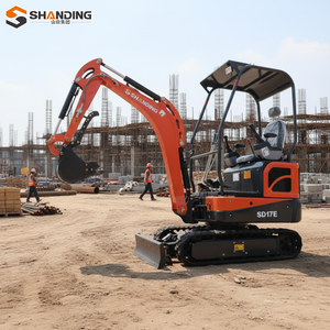 โรงงาน SHANDING ขายส่งรถขุดขนาดเล็ก 1.2 ตัน เครื่องยนต์ดีเซล รถขุดขนาดเล็กแบบมีห้องโดยสาร เครื่องยนต์ Kubota รถขุดขนาดเล็ก - Product Image 6