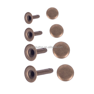 <span class=keywords><strong>Rivet</strong></span> en cuir d'approvisionnement d'usine Rivets rapides 7mm 9mm capuchon unique en métal pour sacs d'artisanat en cuir ceintures chaussures - Product Image 3